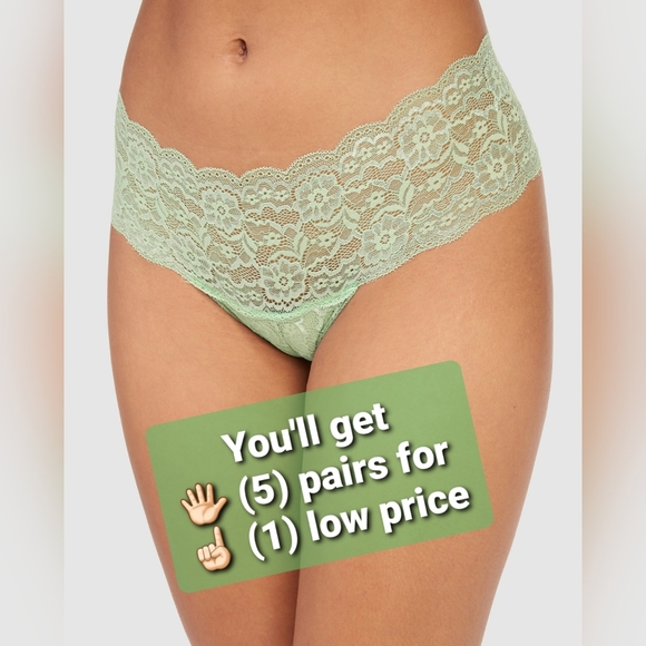 ASHLYNN ALLOVE Lace Hipster in Color - Hemlock - Picture 1 of 13